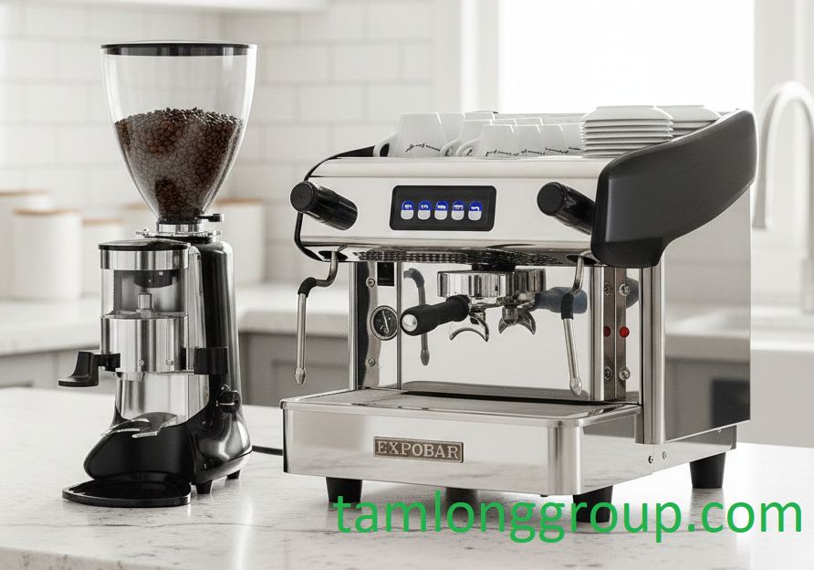 Specialty coffee là gì? Tiêu chuẩn cà phê SCA 1 Combo Máy Pha Cà Phê Expobar Megacrem 1 Group Và Máy Xay Cà Phê Gemilai HC 600