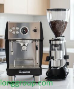 Combo Máy pha cà phê Gemilai CRM 3200B Pro + Máy xay Gemilai HC 600