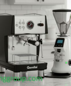 Combo Máy pha cà phê Gemilai CRM 3200B Pro+Máy xay cà phê JX600AD