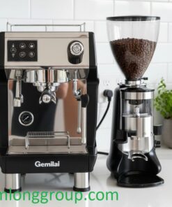 Combo máy pha cà phê Gemilai CRM 3200B và máy xay cà phê Gemilai HC600