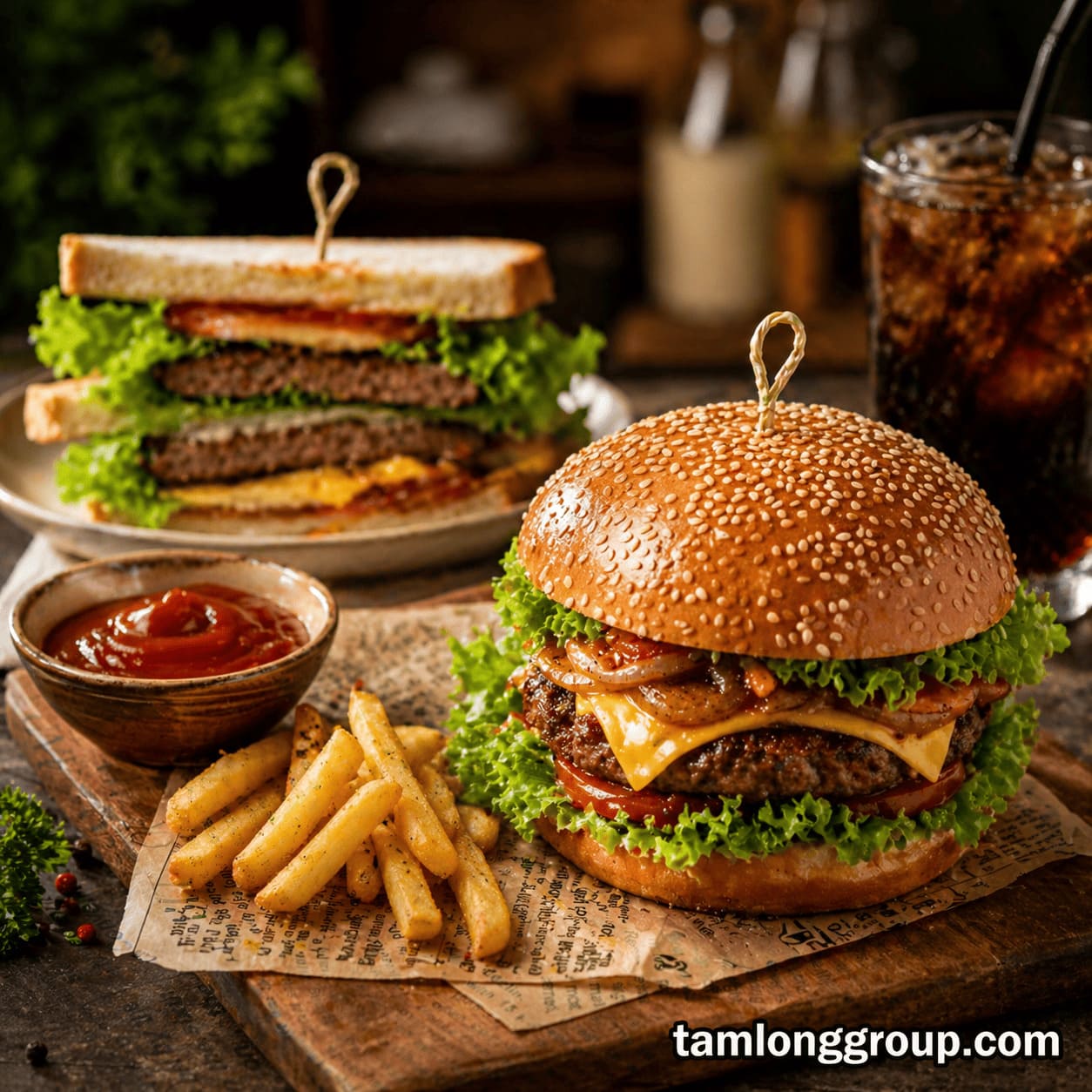 Lớp học làm burger phô mai mở quán 4 Lớp học làm burger phô mai mở quán