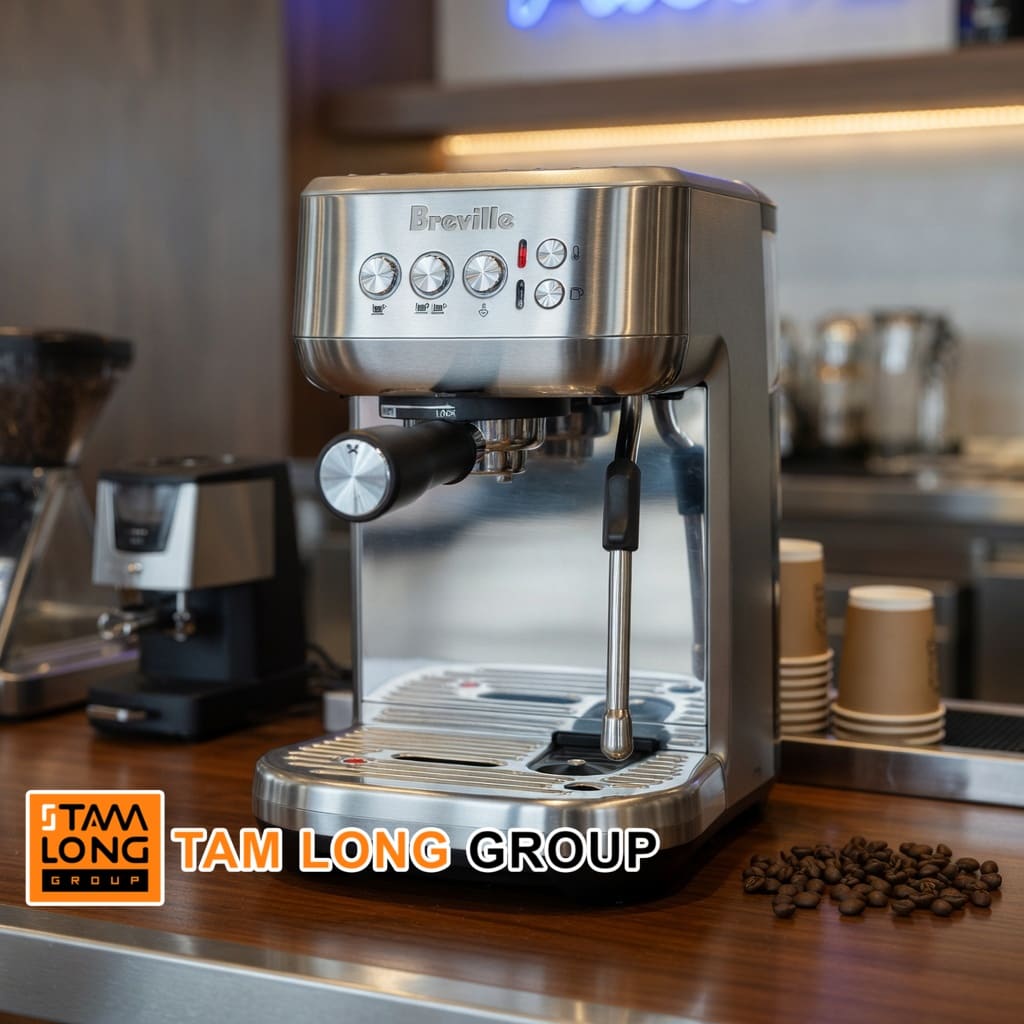 Máy Pha Cà Phê Breville 500 The Bambino Plus BES500 5 Máy Pha Cà Phê Breville 500 The Bambino Plus BES500