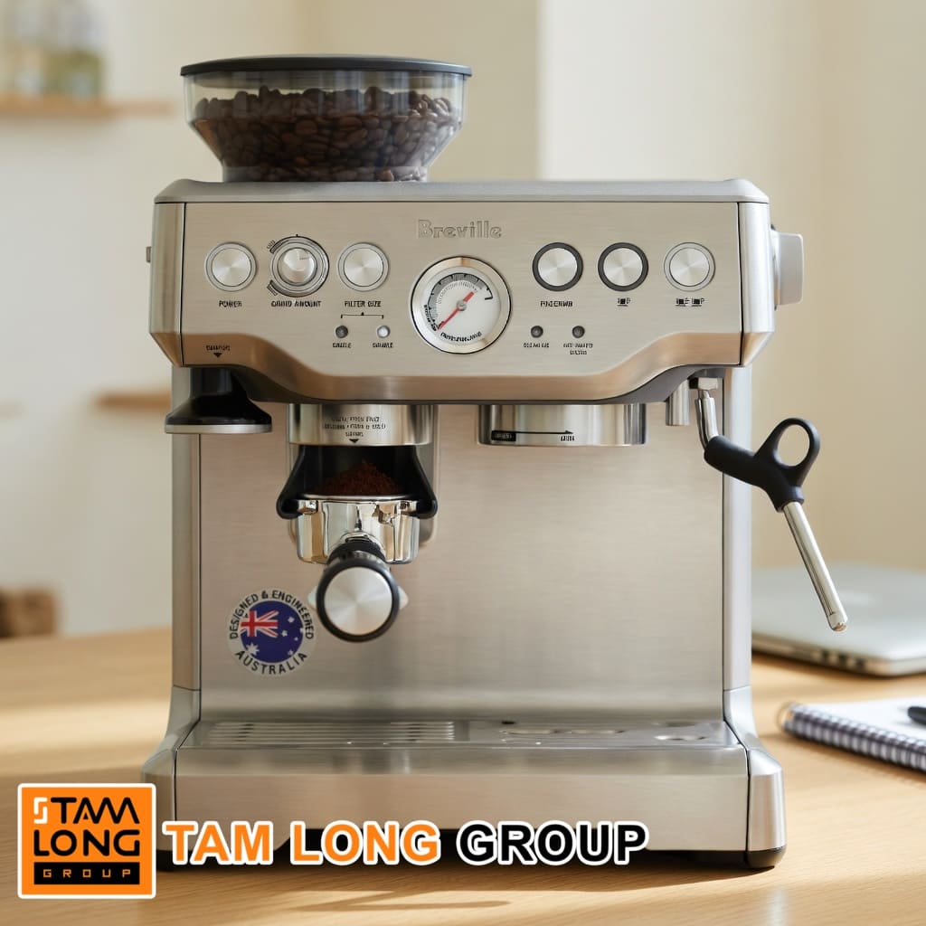 Máy pha cà phê Breville 870 Barista Express BES870BSS 10 Máy pha cà phê Breville 870 Barista Express BES870BSS