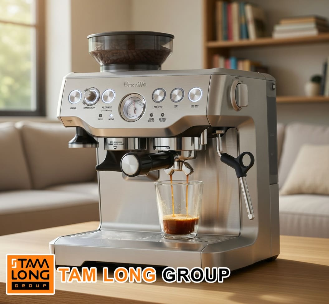 Máy pha cà phê Breville 870 Barista Express BES870BSS 9 Máy pha cà phê Breville 870 Barista Express BES870BSS