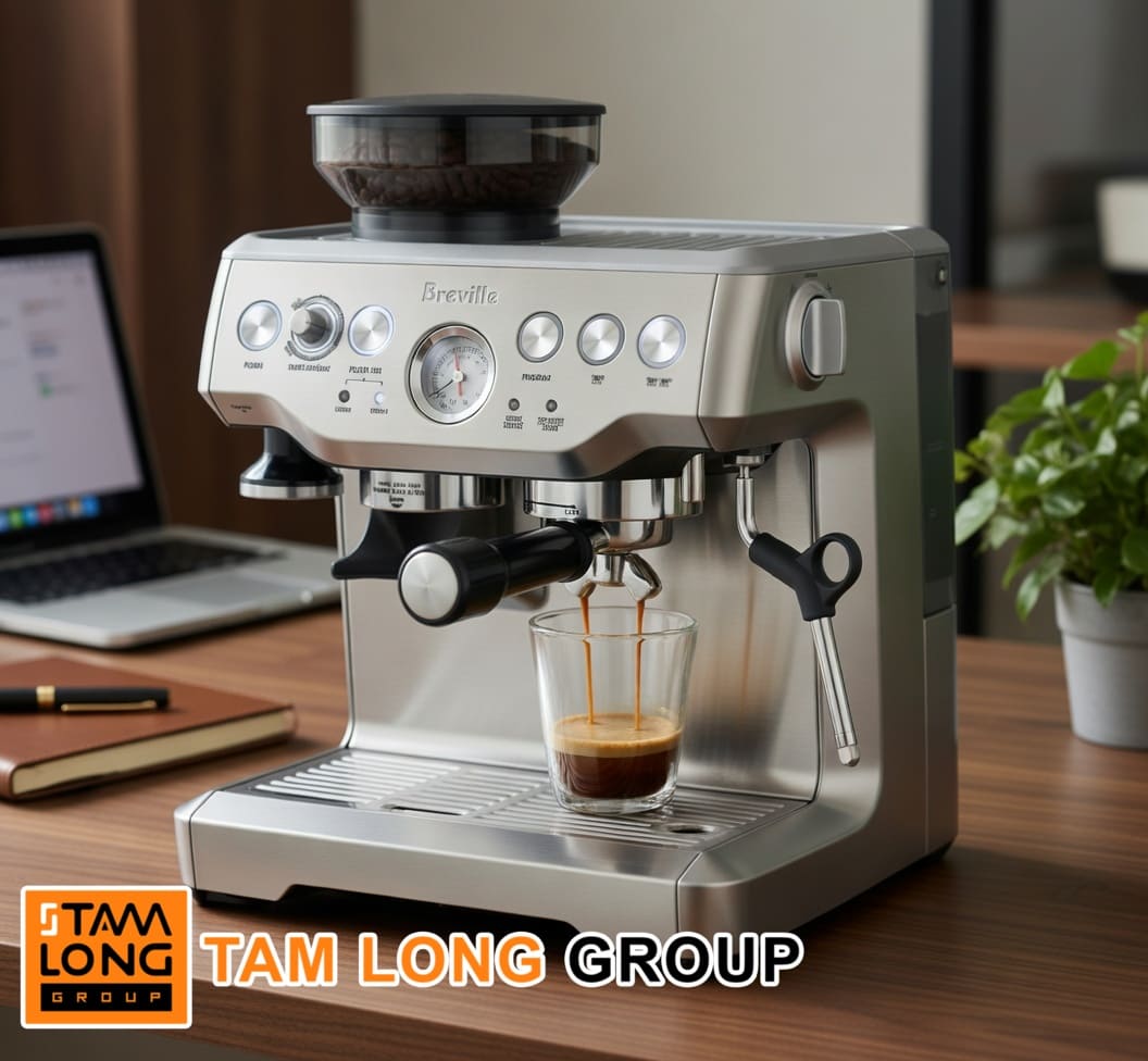Máy pha cà phê Breville 870 Barista Express BES870BSS 8 Máy pha cà phê Breville 870 Barista Express BES870BSS