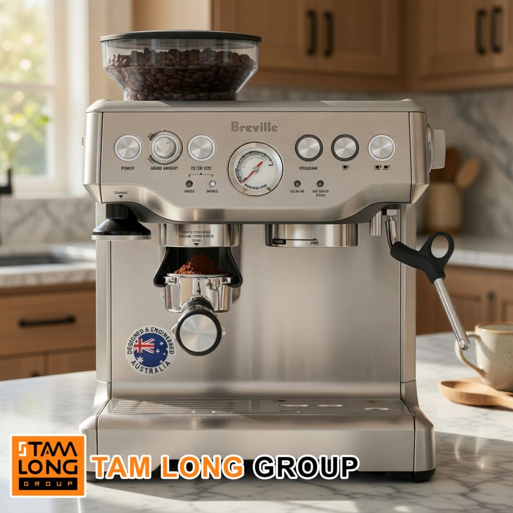 Máy pha cà phê Breville 870 Barista Express BES870BSS 13 Máy pha cà phê Breville 870 Barista Express BES870BSS