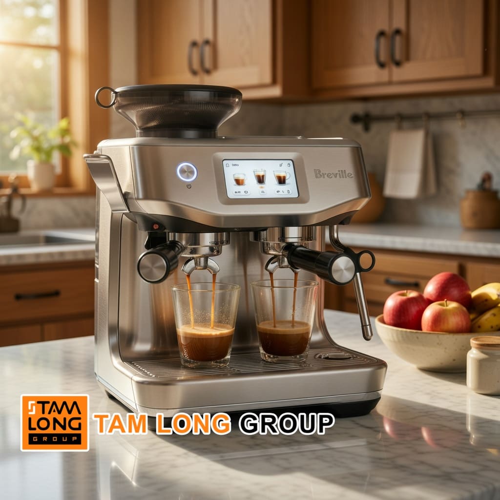 Máy Pha Cà Phê Breville 881 Barista Touch Impress BES881BSS 5 Máy Pha Cà Phê Breville 881 Barista Touch Impress BES881BSS