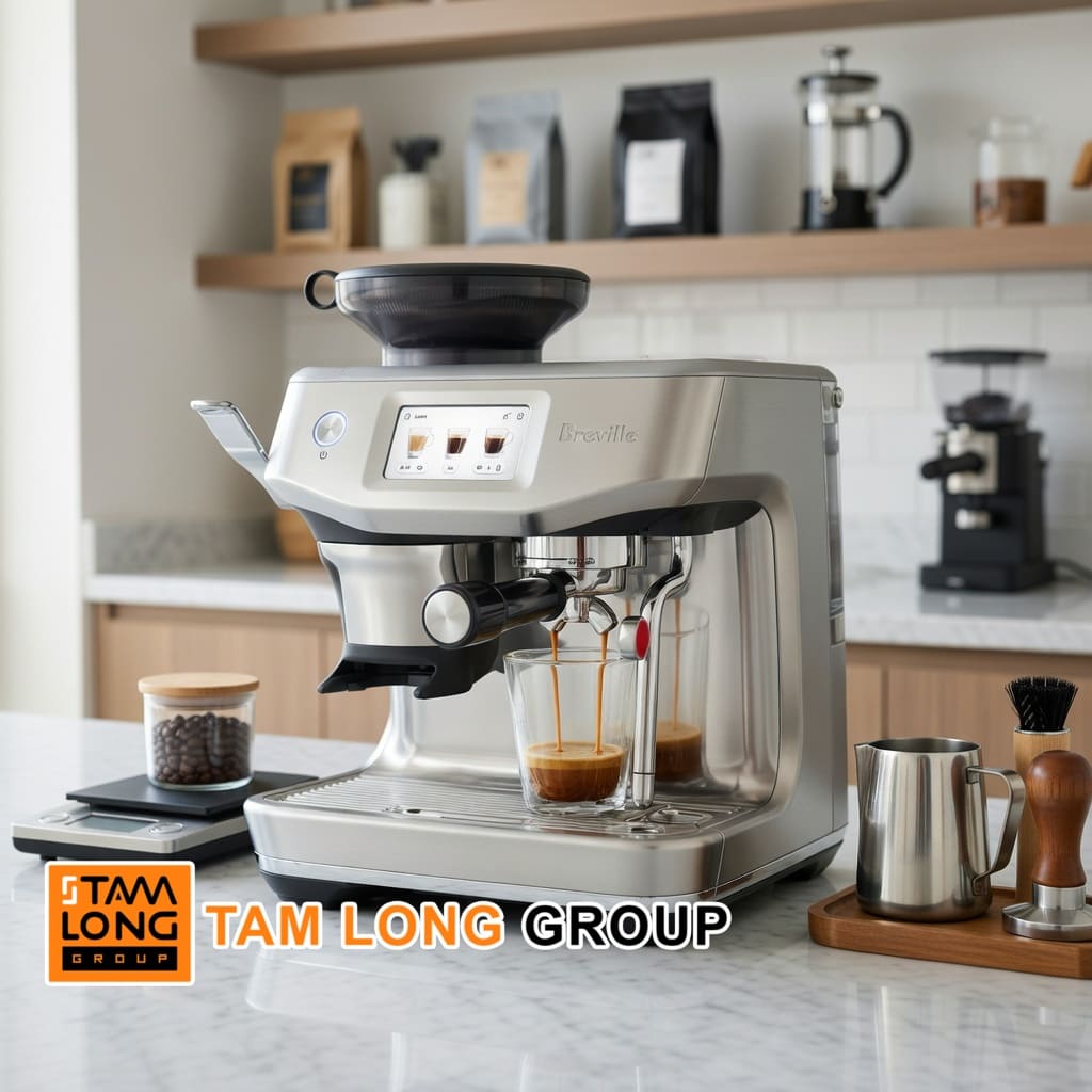 Máy Pha Cà Phê Breville 881 Barista Touch Impress BES881BSS 4 Máy Pha Cà Phê Breville 881 Barista Touch Impress BES881BSS