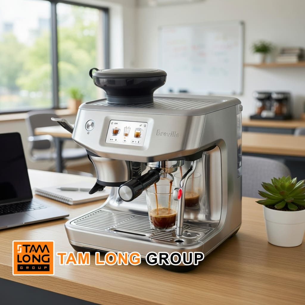 Máy Pha Cà Phê Breville 881 Barista Touch Impress BES881BSS 7 Máy Pha Cà Phê Breville 881 Barista Touch Impress BES881BSS