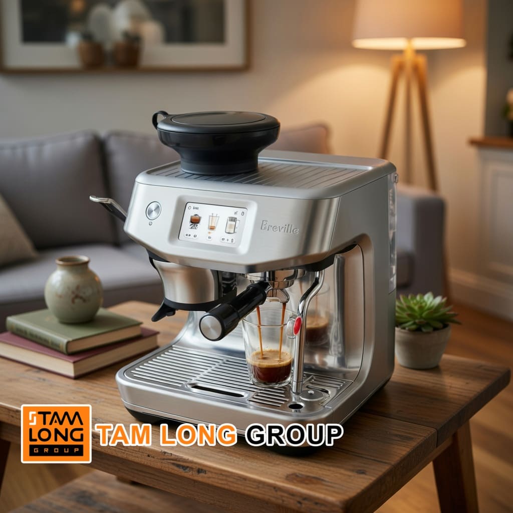 Máy Pha Cà Phê Breville 881 Barista Touch Impress BES881BSS 2 Máy Pha Cà Phê Breville 881 Barista Touch Impress BES881BSS