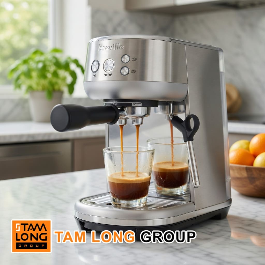 Máy pha cà phê Breville the Bambino BES450 BSS 4 Máy pha cà phê Breville the Bambino BES450 BSS