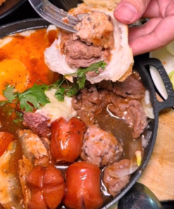 Khóa học làm bánh mì chảo đầy đủ topping để mở quán