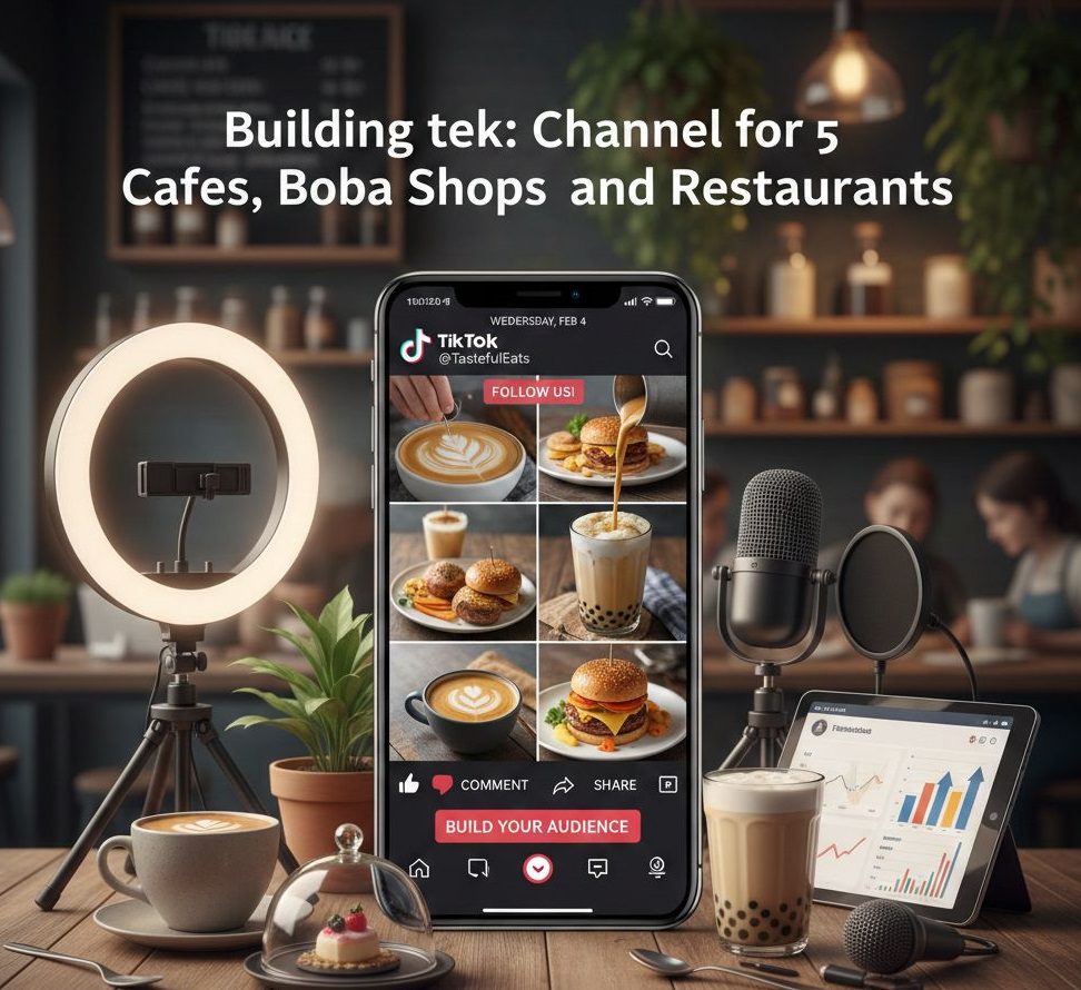 Xây dựng kênh TikTok cho quán cafe, trà sữa, nhà hàng 3 Xây dựng kênh TikTok cho quán cafe, trà sữa, nhà hàng